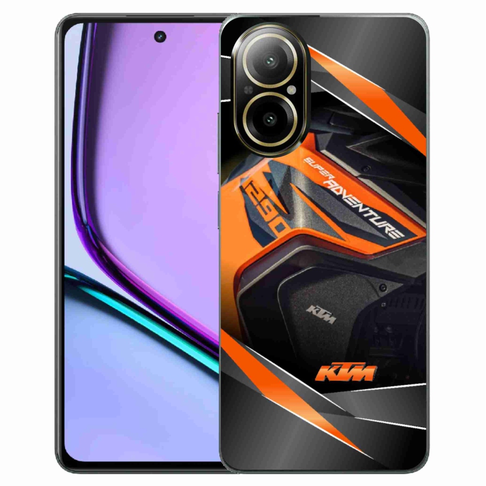 Gelový kryt mmCase na Realme C67 - motorka ktm