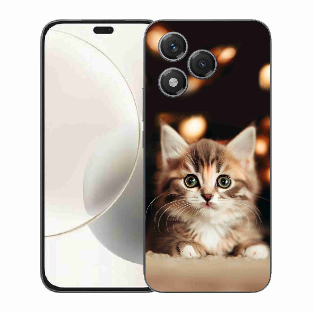 Gelový kryt mmCase na Honor 400 Lite - roztomilé kotě 2