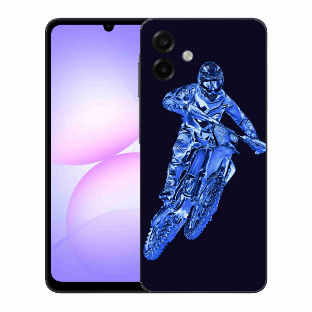 Gelový kryt mmCase na Samsung Galaxy A07 4G - motocross 1