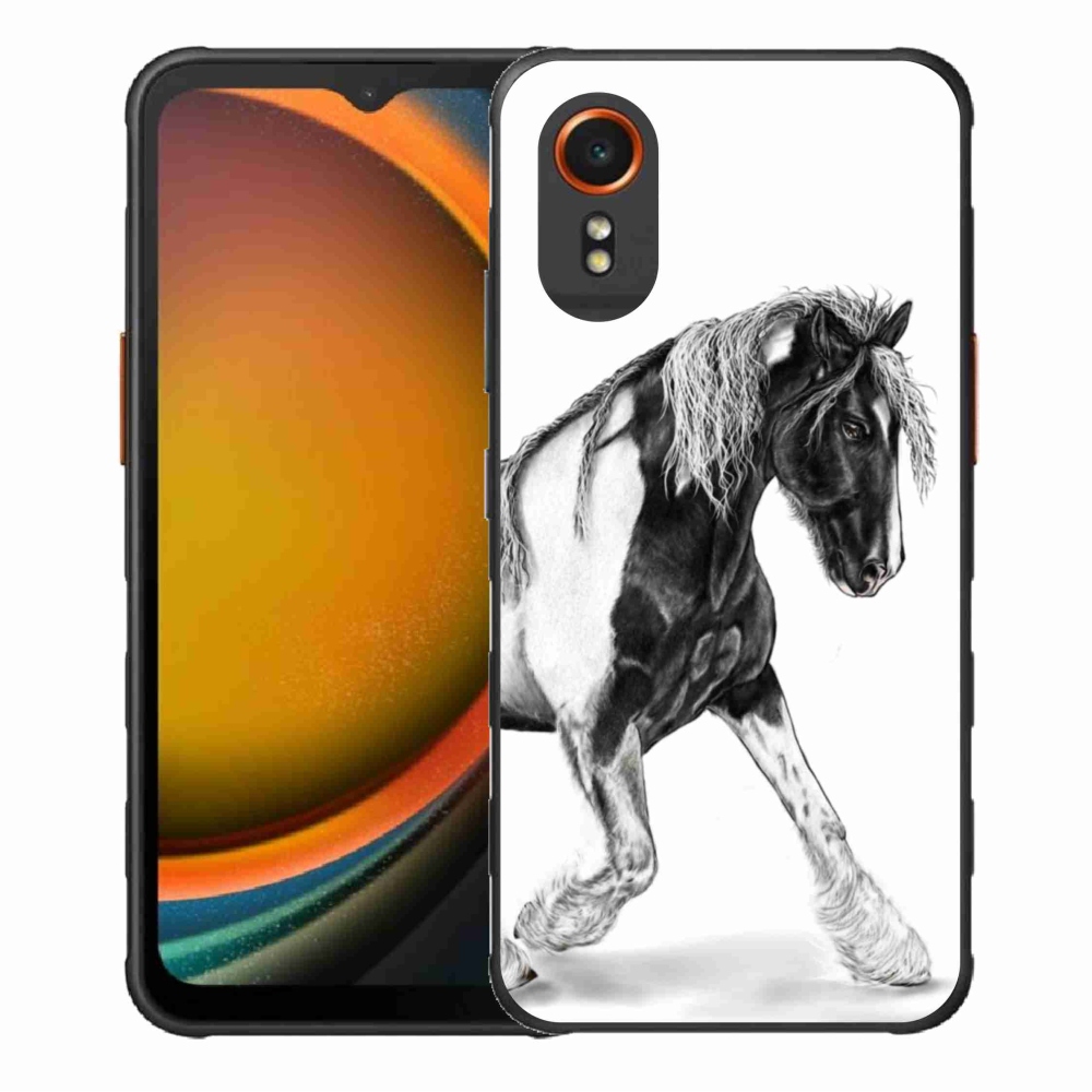 Gelový kryt mmCase na Samsung Galaxy Xcover 7 - kůň