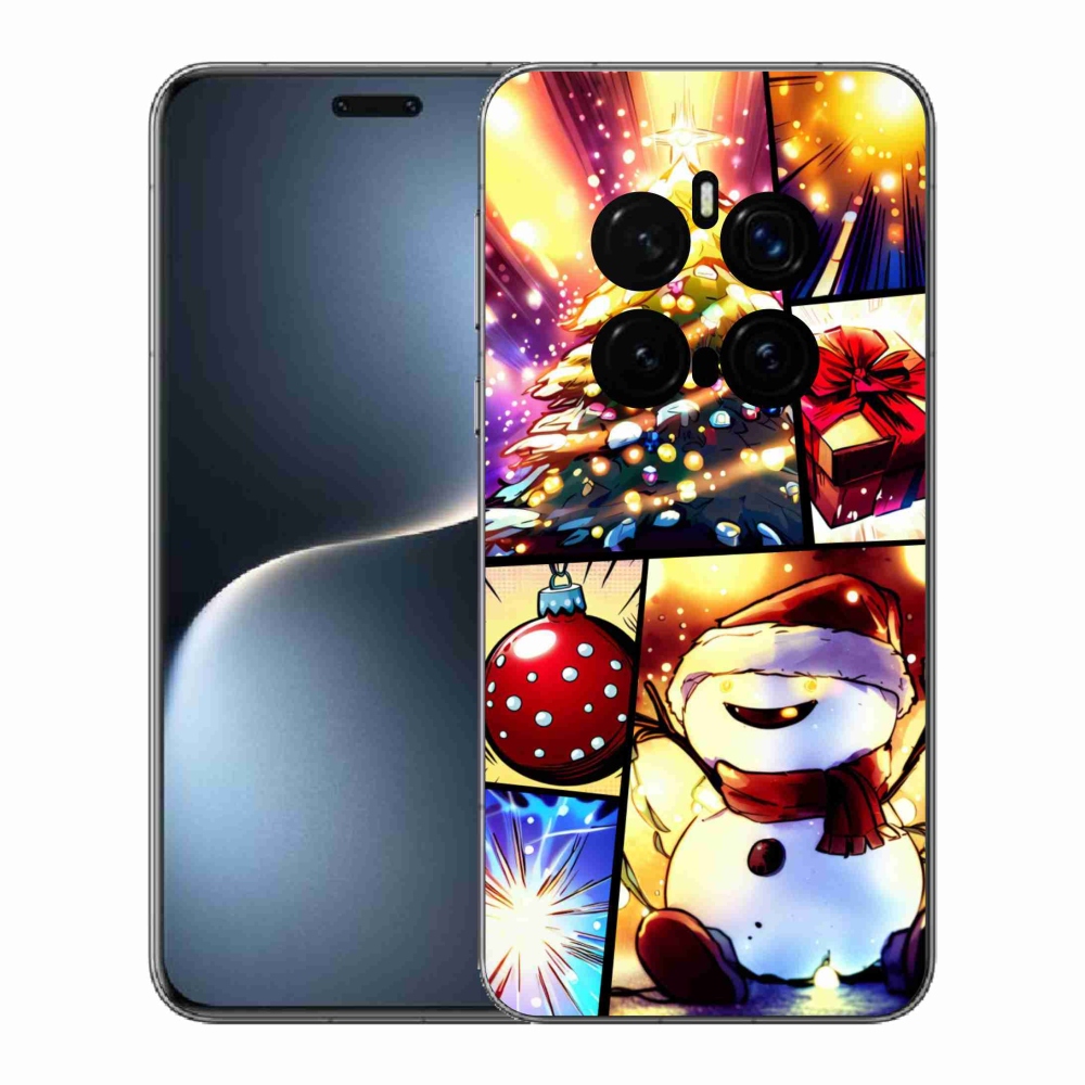 Gelový kryt mmCase na Honor Magic 7 Pro 5G - vánoční motivy 1