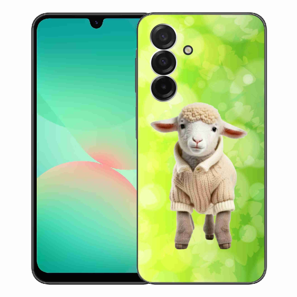 Gelový kryt mmCase na Samsung Galaxy A26 5G - jehně ve svetru