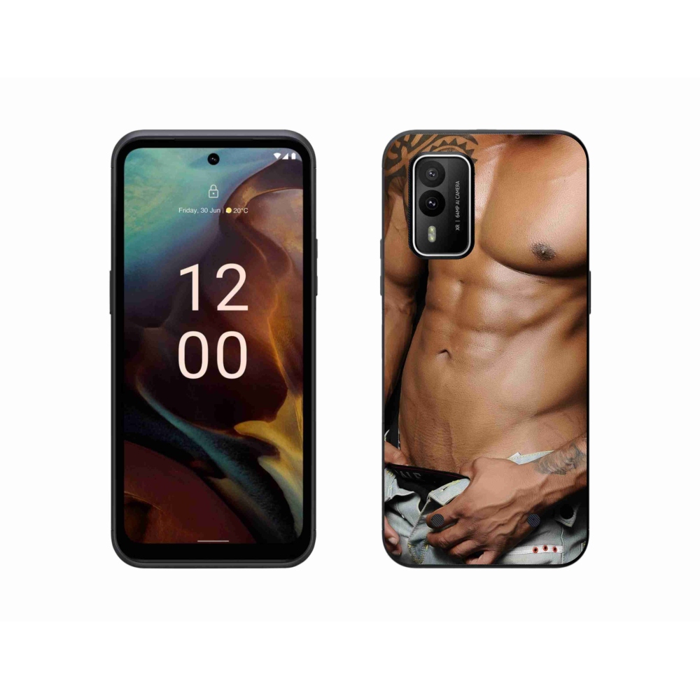 Gelový kryt mmCase na Nokia XR21 - sexy muž