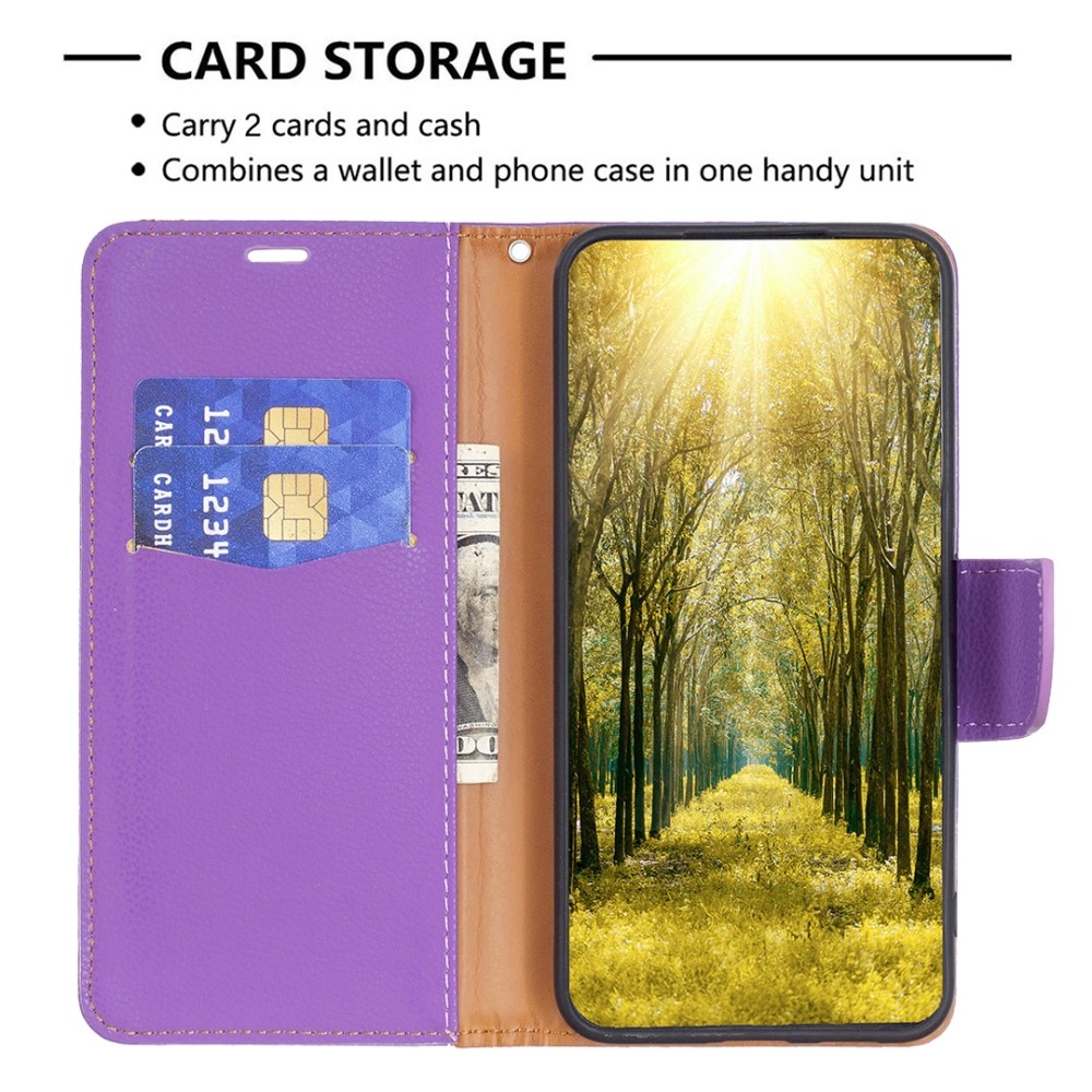 Stand knížkové pouzdro na Xiaomi Redmi Note 13 Pro 5G/Poco X6 5G - fialové