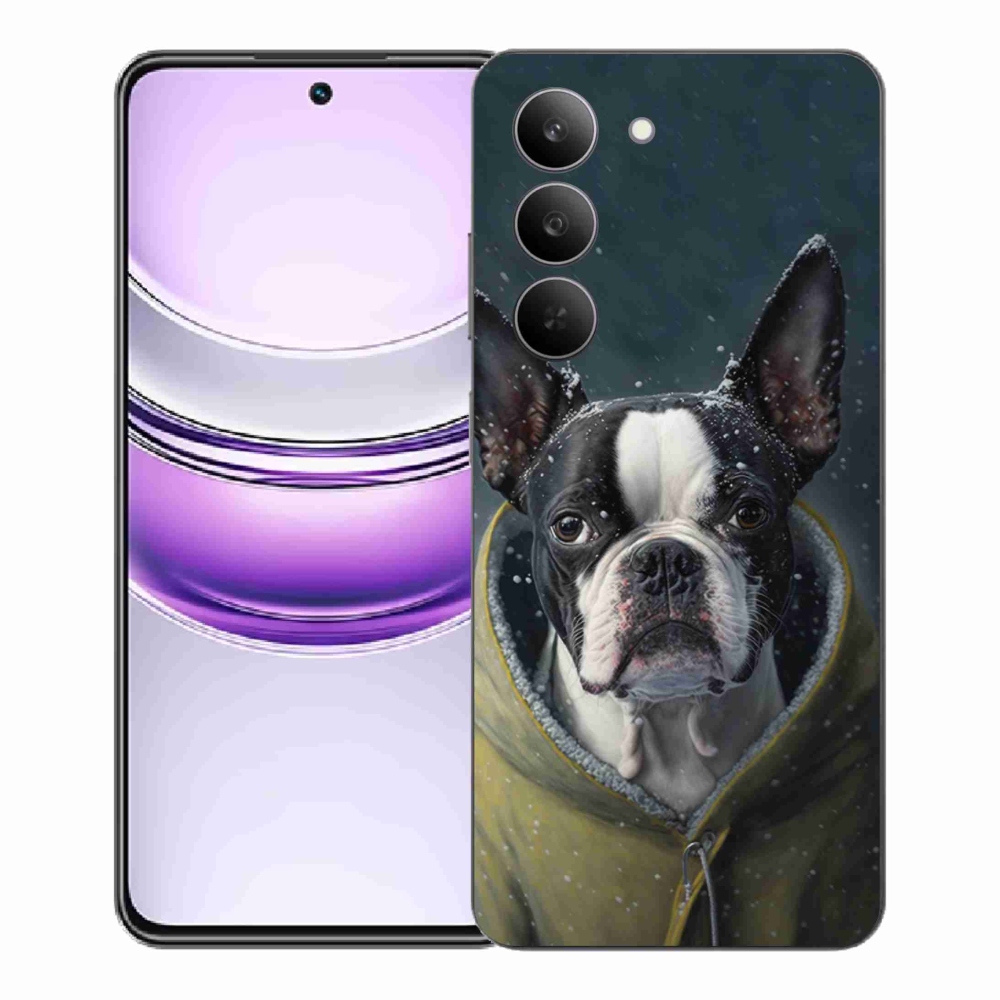 Gelový kryt mmCase na Realme 14x 5G - buldoček