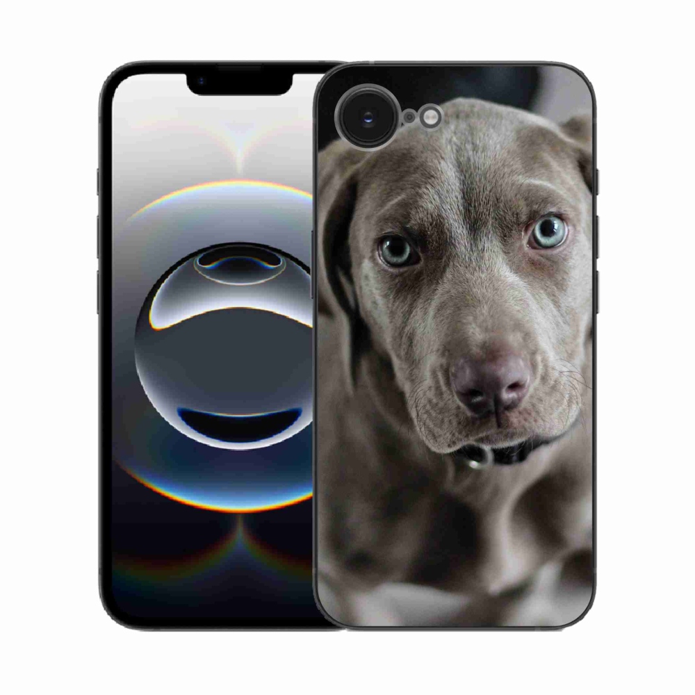 Gelový kryt mmCase na iPhone 16e - výmarský ohař