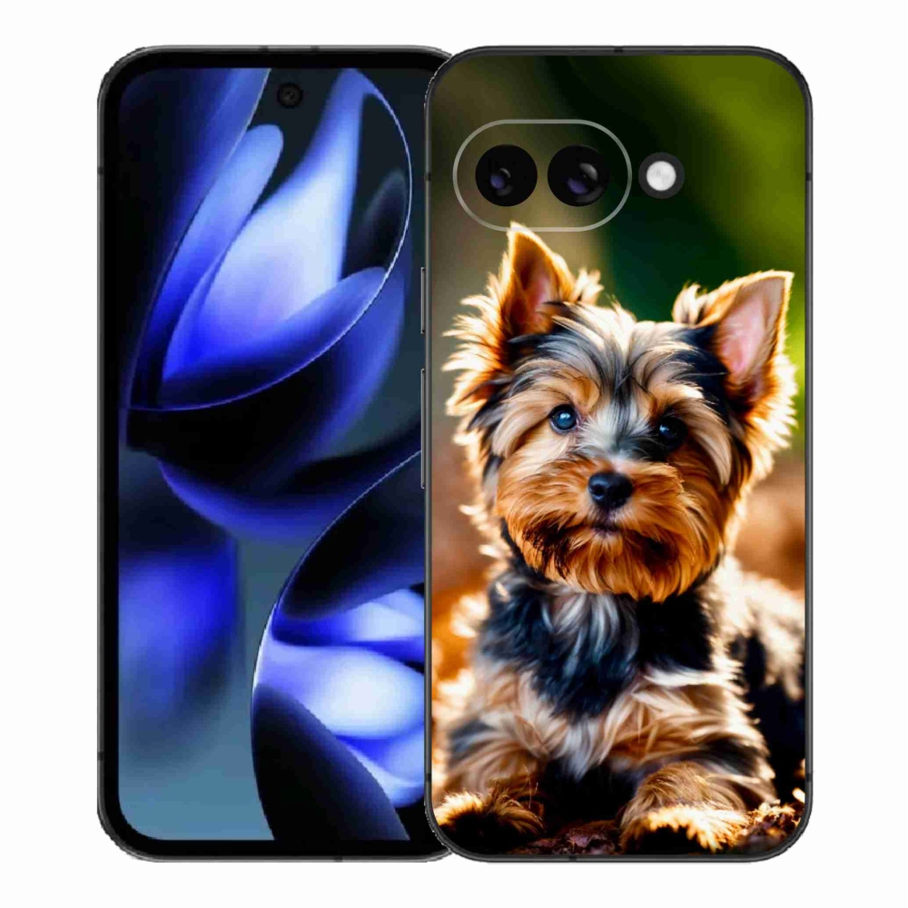 Gelový kryt mmCase na Google Pixel 9a - jorkšír 10