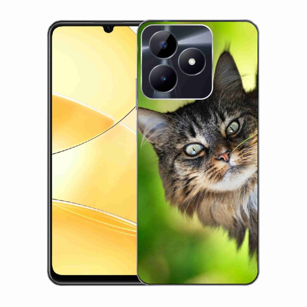 Gelový kryt mmCase na Realme C51/C53 - kočka 3