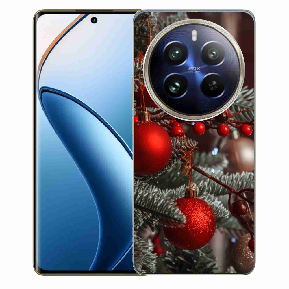 Gelový kryt mmCase na Realme 12 Pro 5G/12 Pro+ 5G - vánoční ozdoby 2