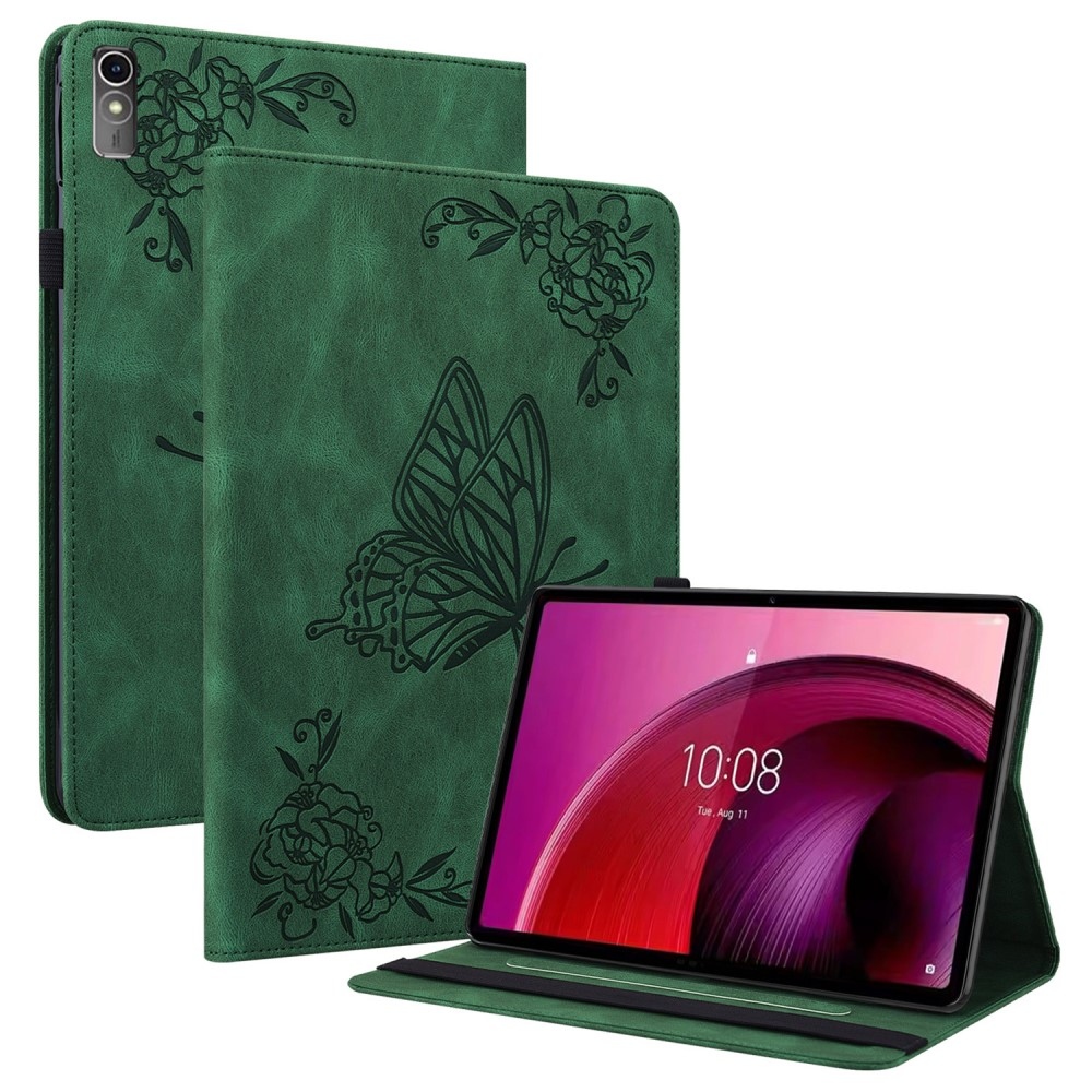 Imprint zavírací pouzdro na Lenovo Tab M10 5G - zelené