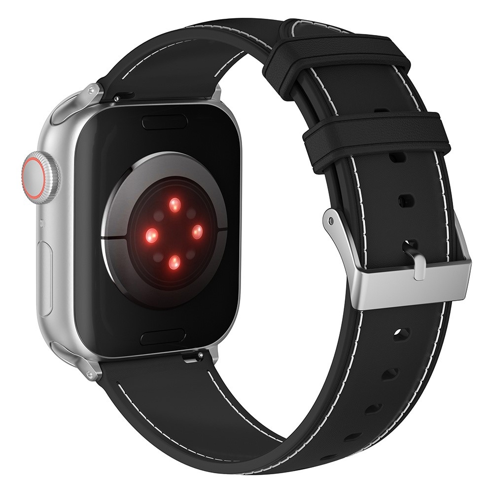 Stitch gelový řemínek na Apple Watch Ultra/Ultra 2 49mm/SE/SE 2022/2023 44mm/9/8/7 45mm/6/5/4 44mm/3/2/1 42 mm - černý