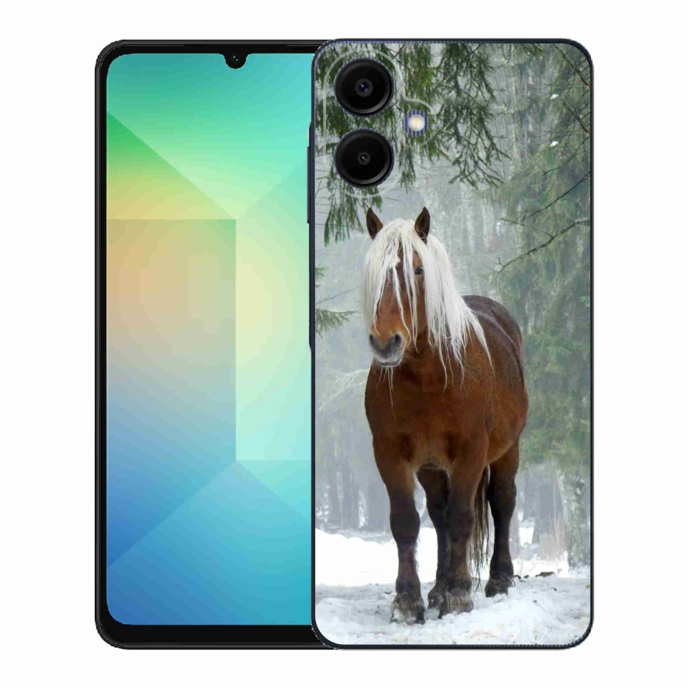 Gelový kryt mmCase na Samsung Galaxy A06 4G - kůň v lese