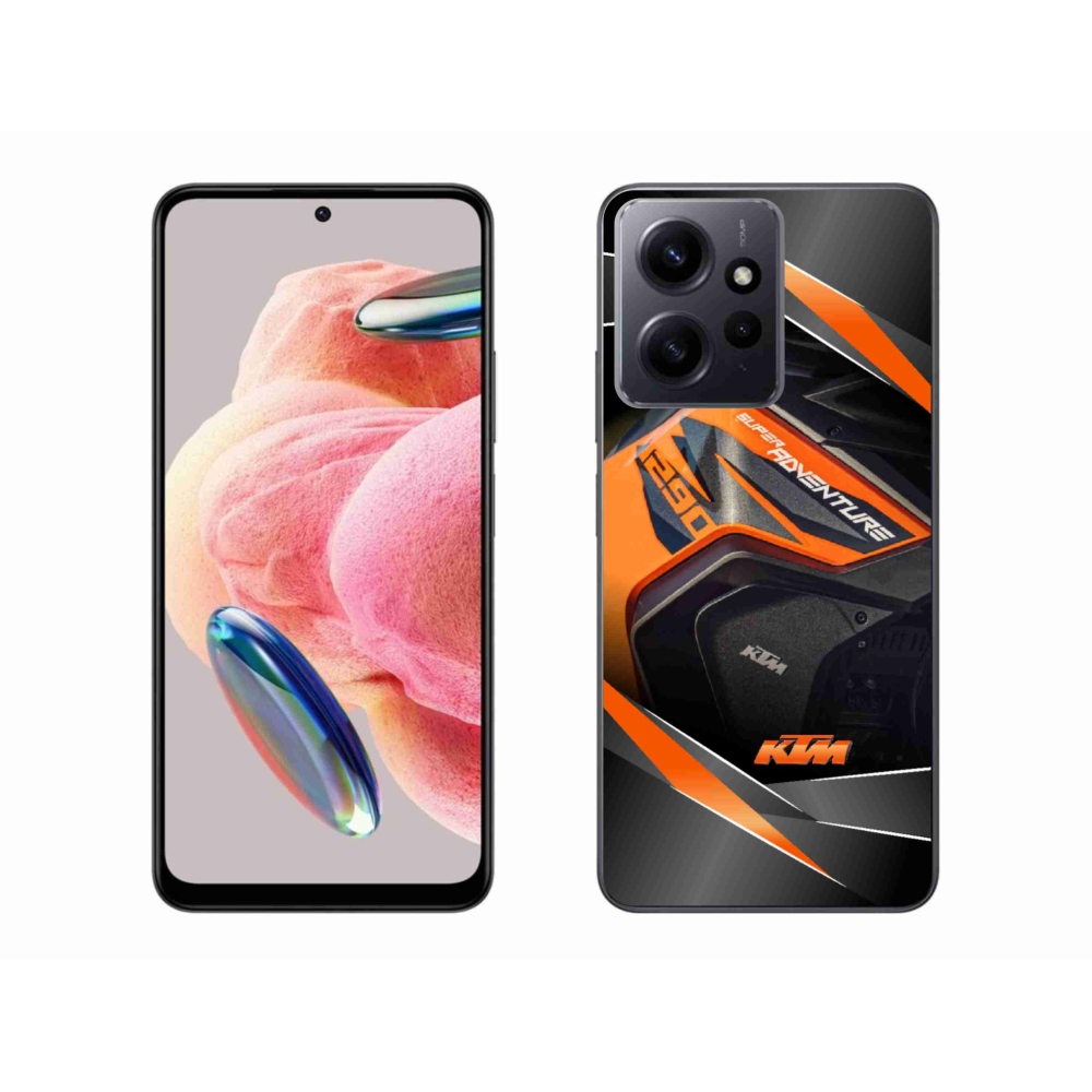 Gelový kryt mmCase na Xiaomi Redmi Note 12 4G - motorka ktm