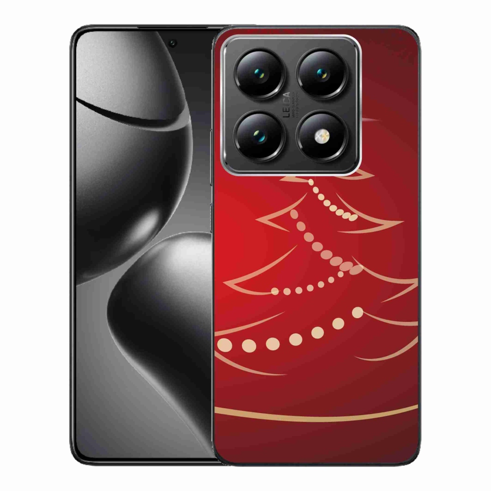 Gelový kryt mmCase na Xiaomi 14T Pro - kreslený vánoční stromek