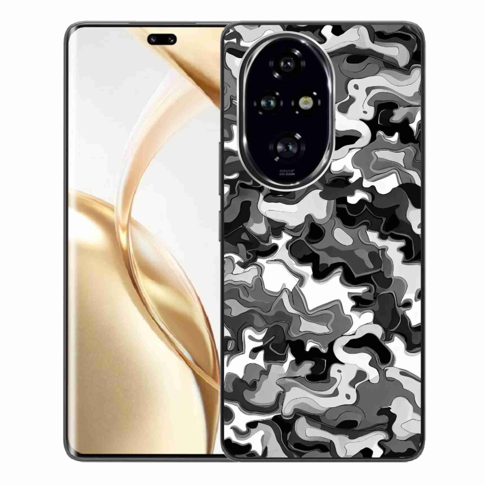 Gelový kryt mmCase na Honor 200 Pro 5G - maskáčový vzor 3