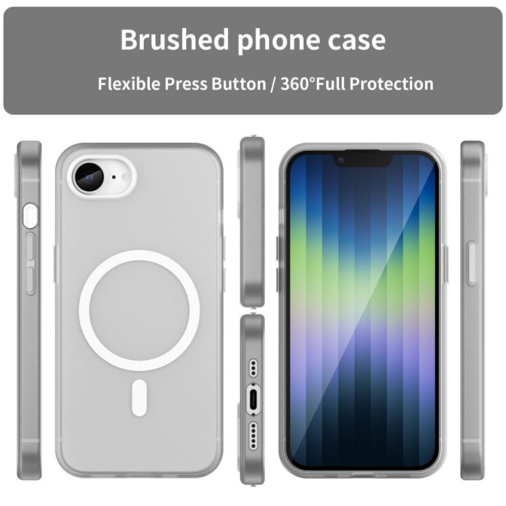 Frost gelový obal s podporou MagSafe na iPhone 16e - bílý