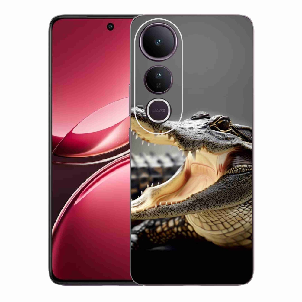 Gelový kryt mmCase na Vivo V50 Lite 4G/5G - krokodýl