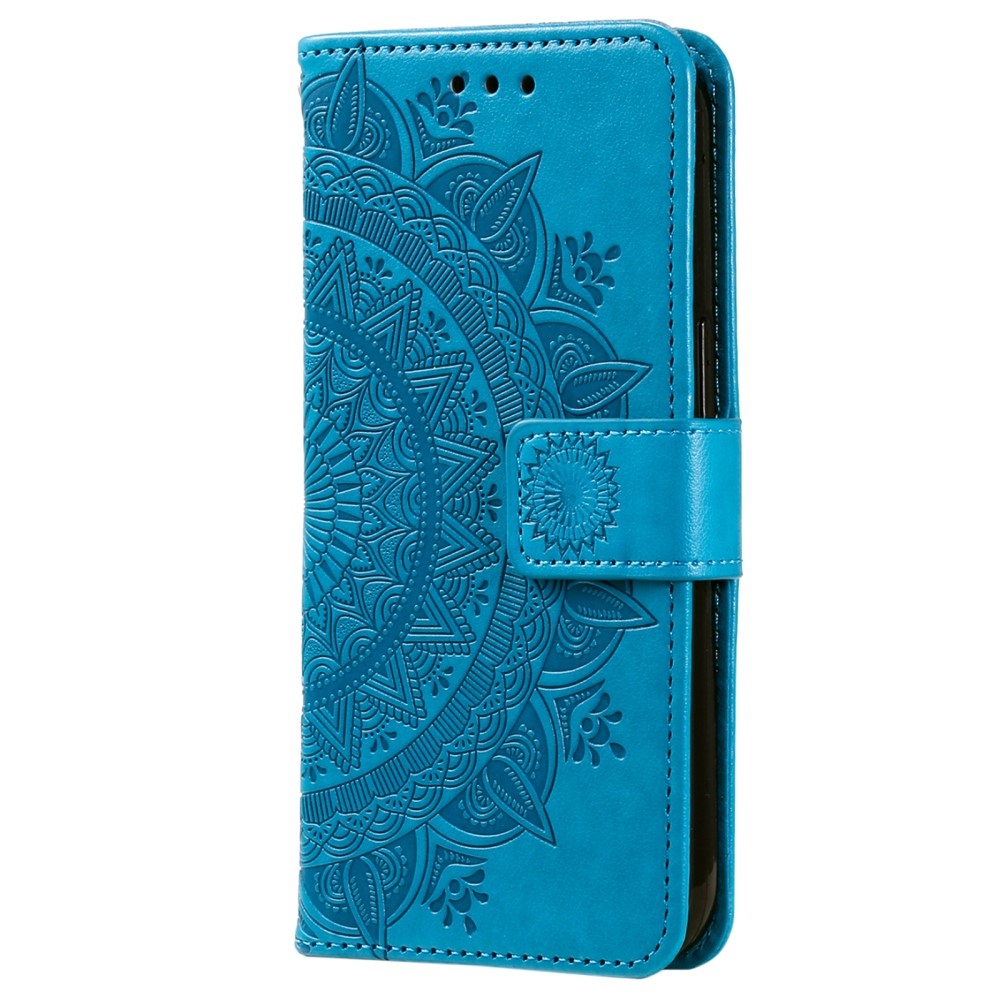 Mandala knížkové pouzdro na Samsung Galaxy A06 4G - modré