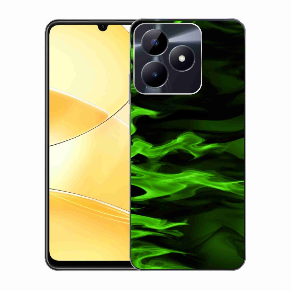 Gelový kryt mmCase na Realme C51/C53 - abstraktní vzor 10
