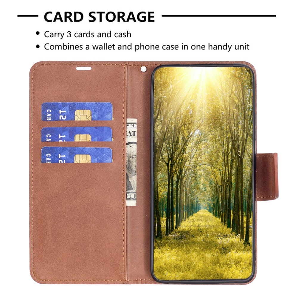Case knížkové pouzdro na Xiaomi Redmi 13 4G/Poco M6 4G - hnědé