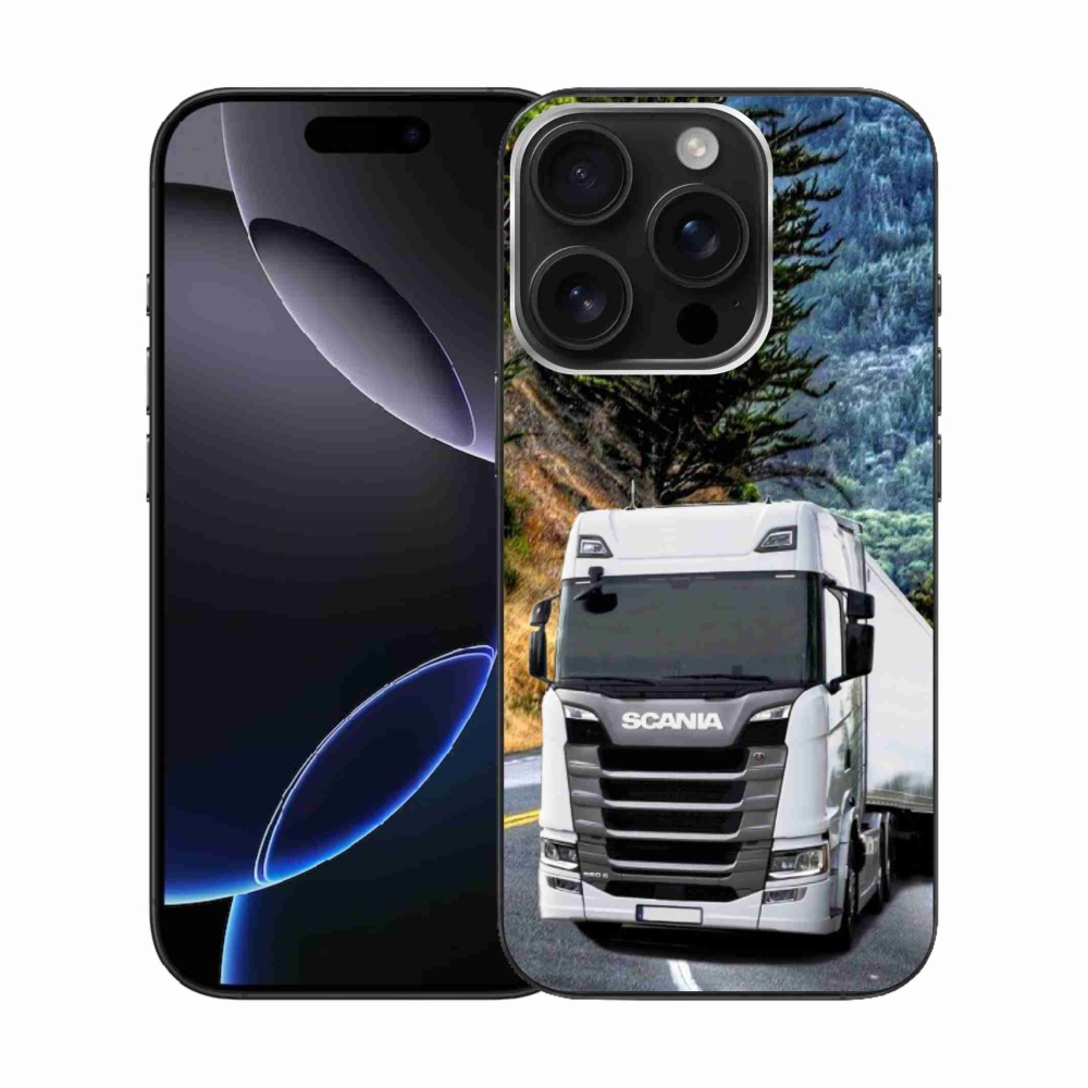 Gelový kryt mmCase na iPhone 16 Pro - kamion 1