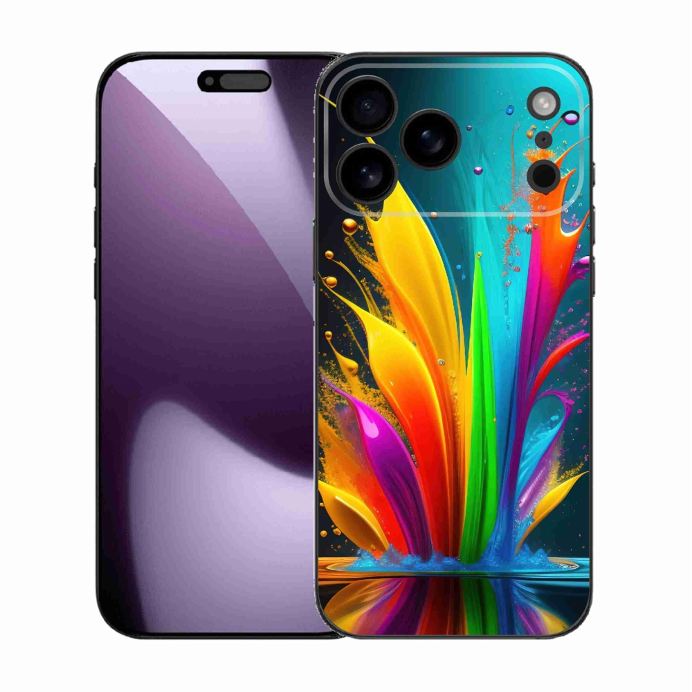 Gelový kryt mmCase na iPhone 17 Pro Max - abstraktní motiv 1