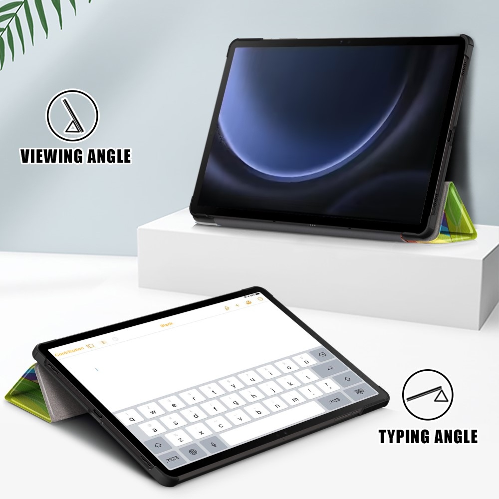 Print chytré zavírací pouzdro na Samsung Galaxy Tab S9 FE/Tab S10 FE - zvířátka