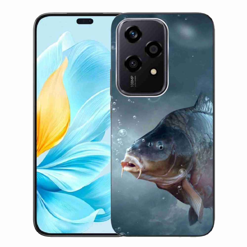 Gelový kryt mmCase na Honor 200 Lite 5G - kapr a bublinky