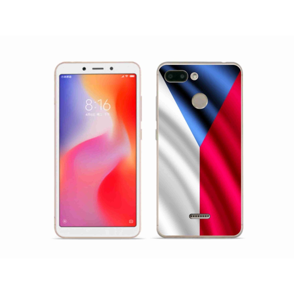 Gelový kryt mmCase na mobil Xiaomi Redmi 6 - česká vlajka