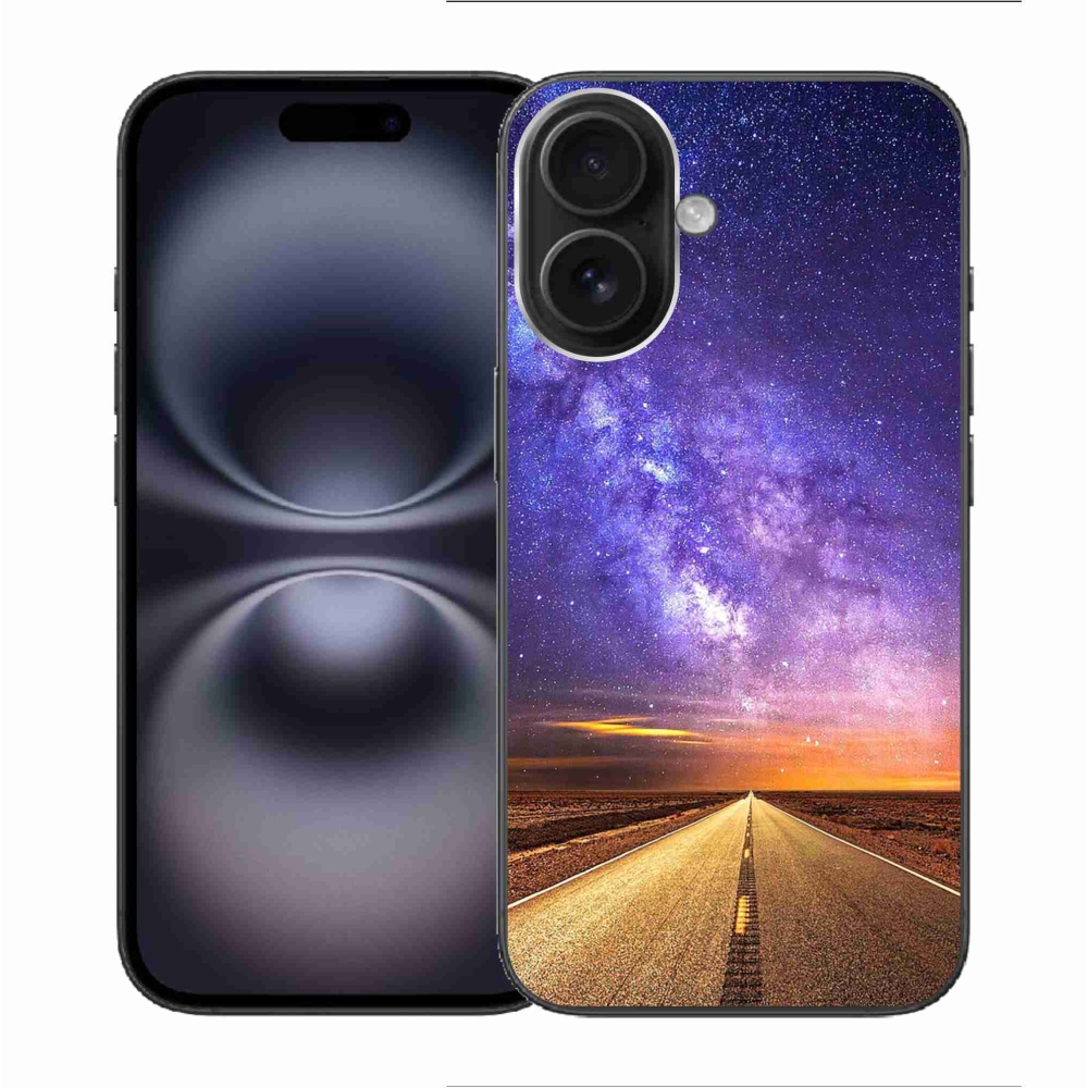 Gelový kryt mmCase na iPhone 16 - americká silnice
