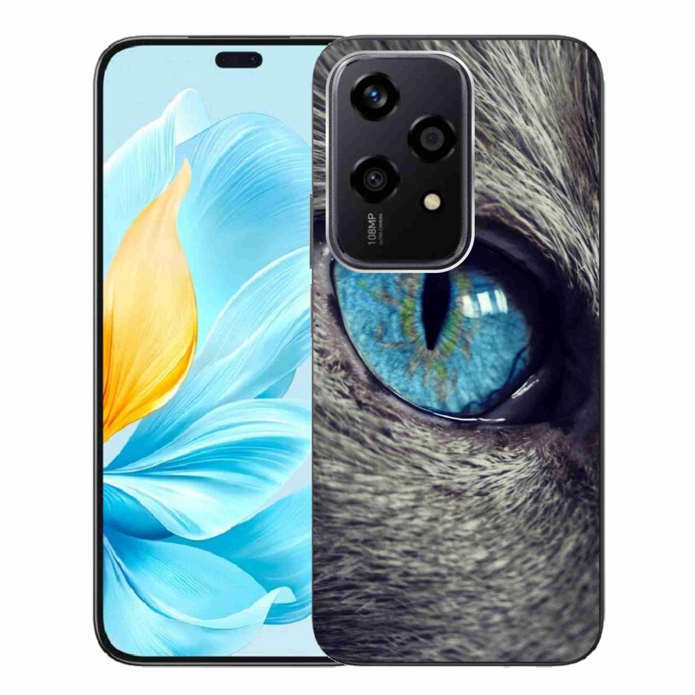 Gelový kryt mmCase na Honor 200 Lite 5G - modré kočičí oko