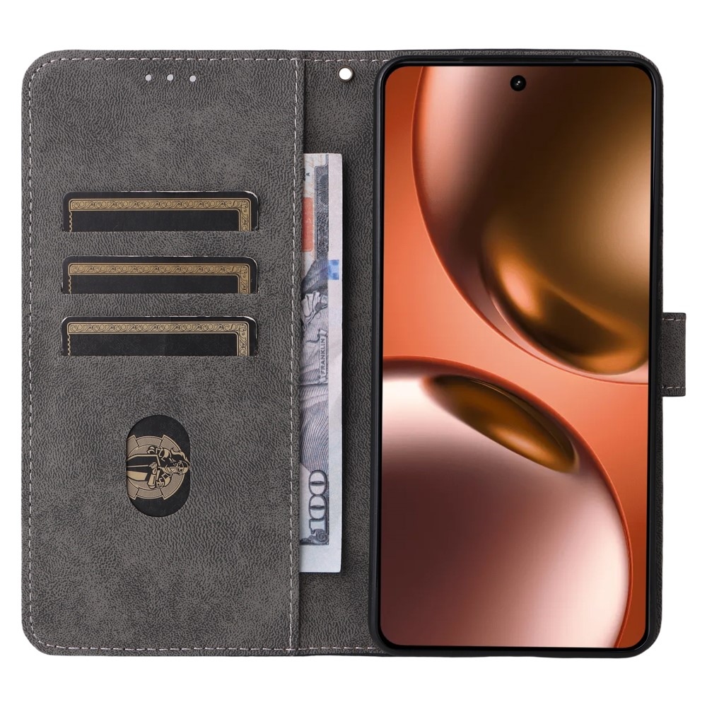 RFID knížkové pouzdro na Realme GT 7 5G - fialové