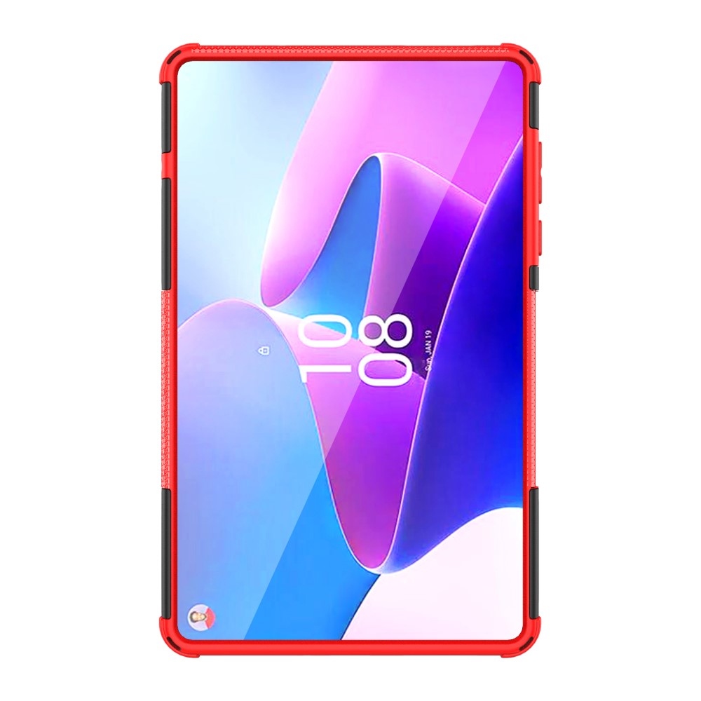 Kick odolný hybridní kryt na Lenovo Tab M8 4. Gen (2024) - červený