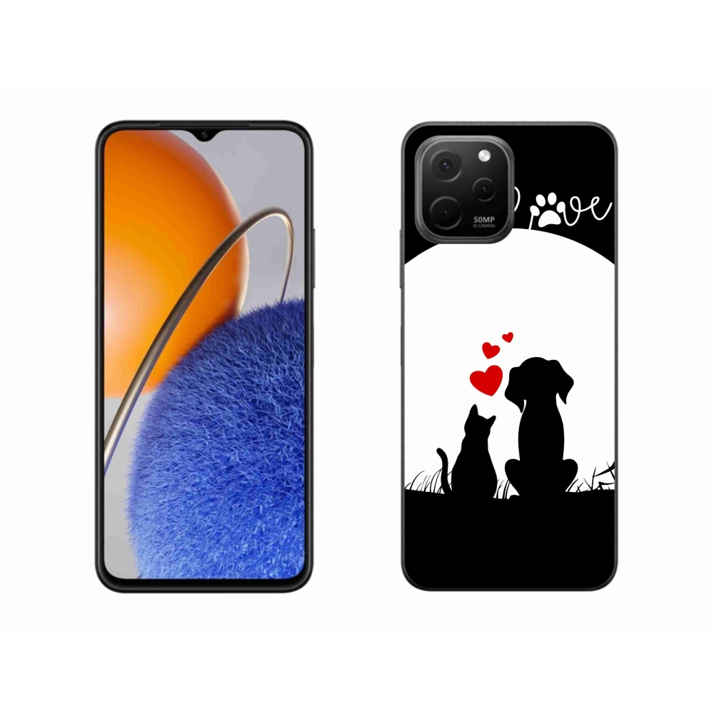 Gelový obal mmCase na Huawei Nova Y61 - zvířecí láska