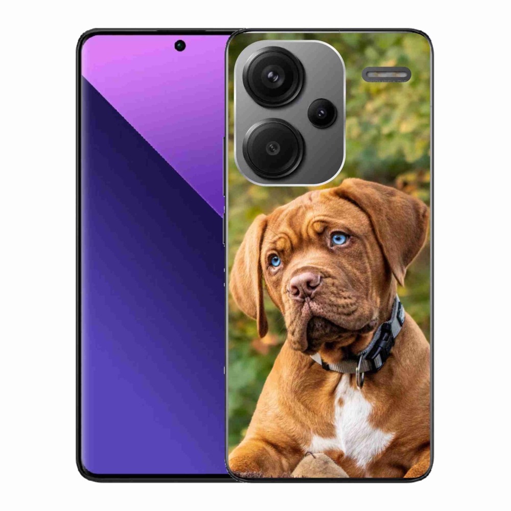 Gelový kryt mmCase na Xiaomi Redmi Note 13 Pro+ 5G - štěně 