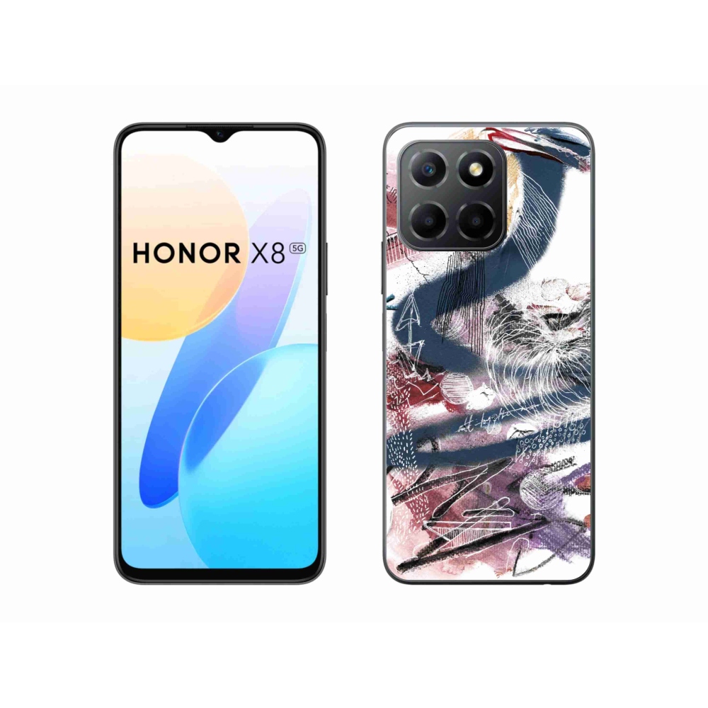 Gelový kryt mmCase na Honor X8 5G - abstraktní motiv 28
