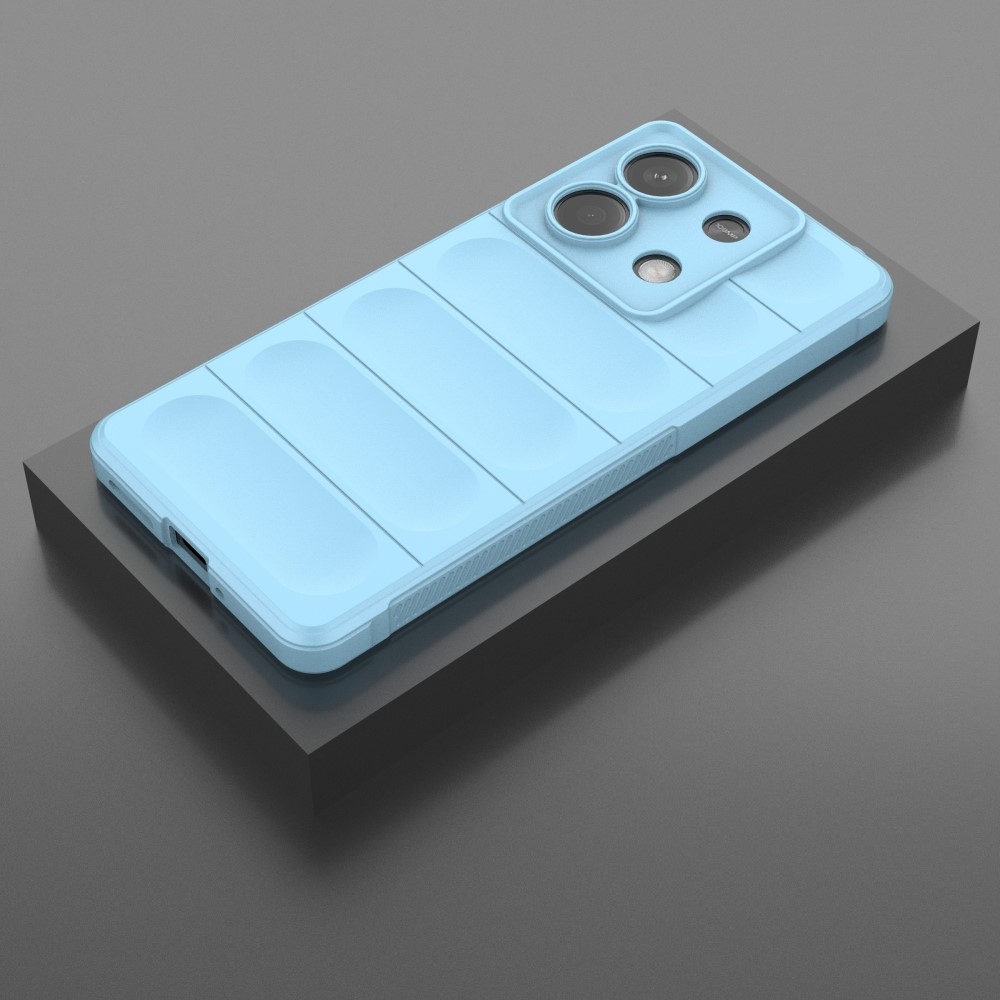 Rugg odolný gelový obal na Xiaomi Redmi Note 13 5G - světlemodrý