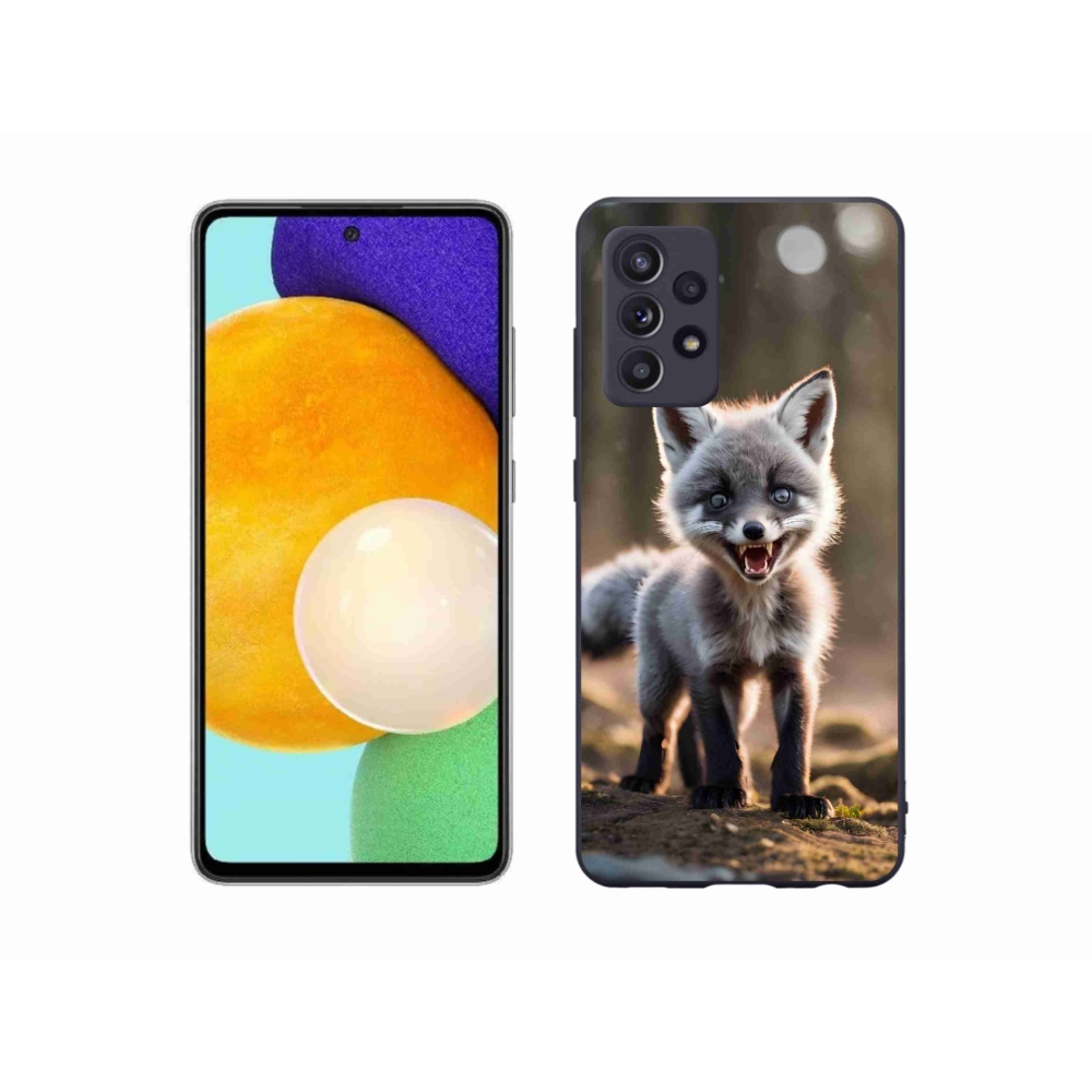 Gelový kryt mmCase na Samsung Galaxy A52s 5G - rozzuřená liška