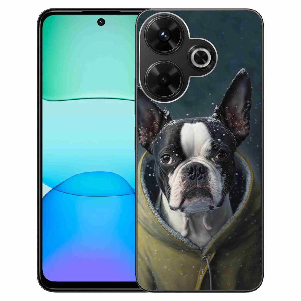 Gelový kryt mmCase na Xiaomi Redmi 13 4G/Poco M6 4G - buldoček