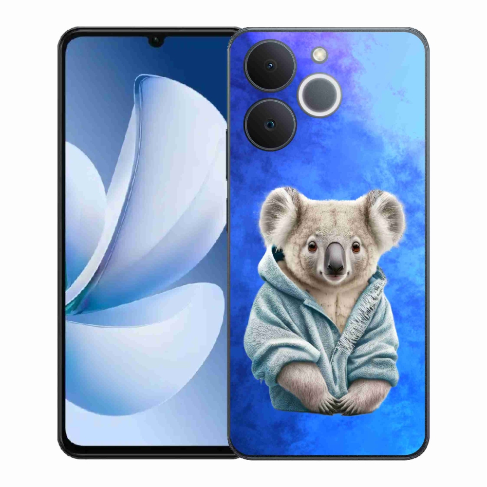 Gelový kryt mmCase na Realme Note 70T - koala ve svetru