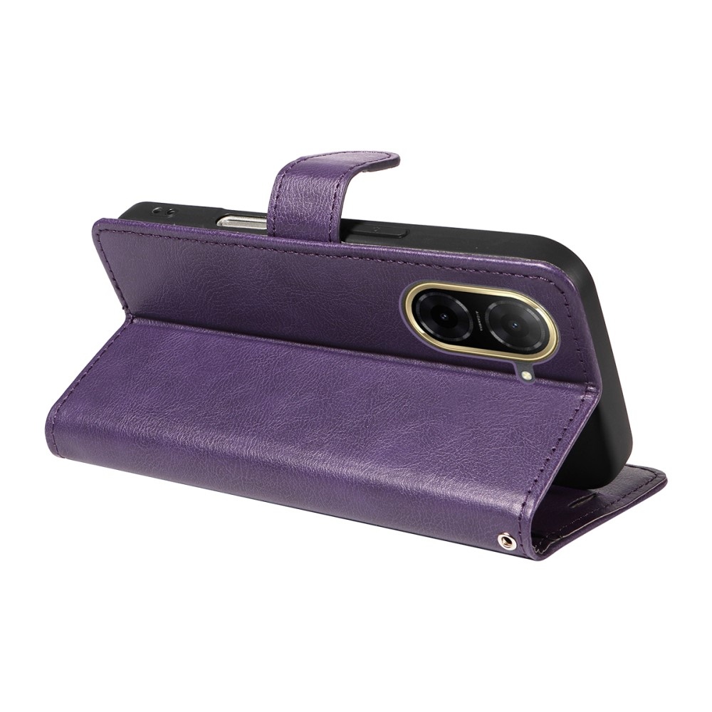 Wallet knížkové pouzdro na Xiaomi Redmi A5 (173.45x79.35x8.45mm) - fialové