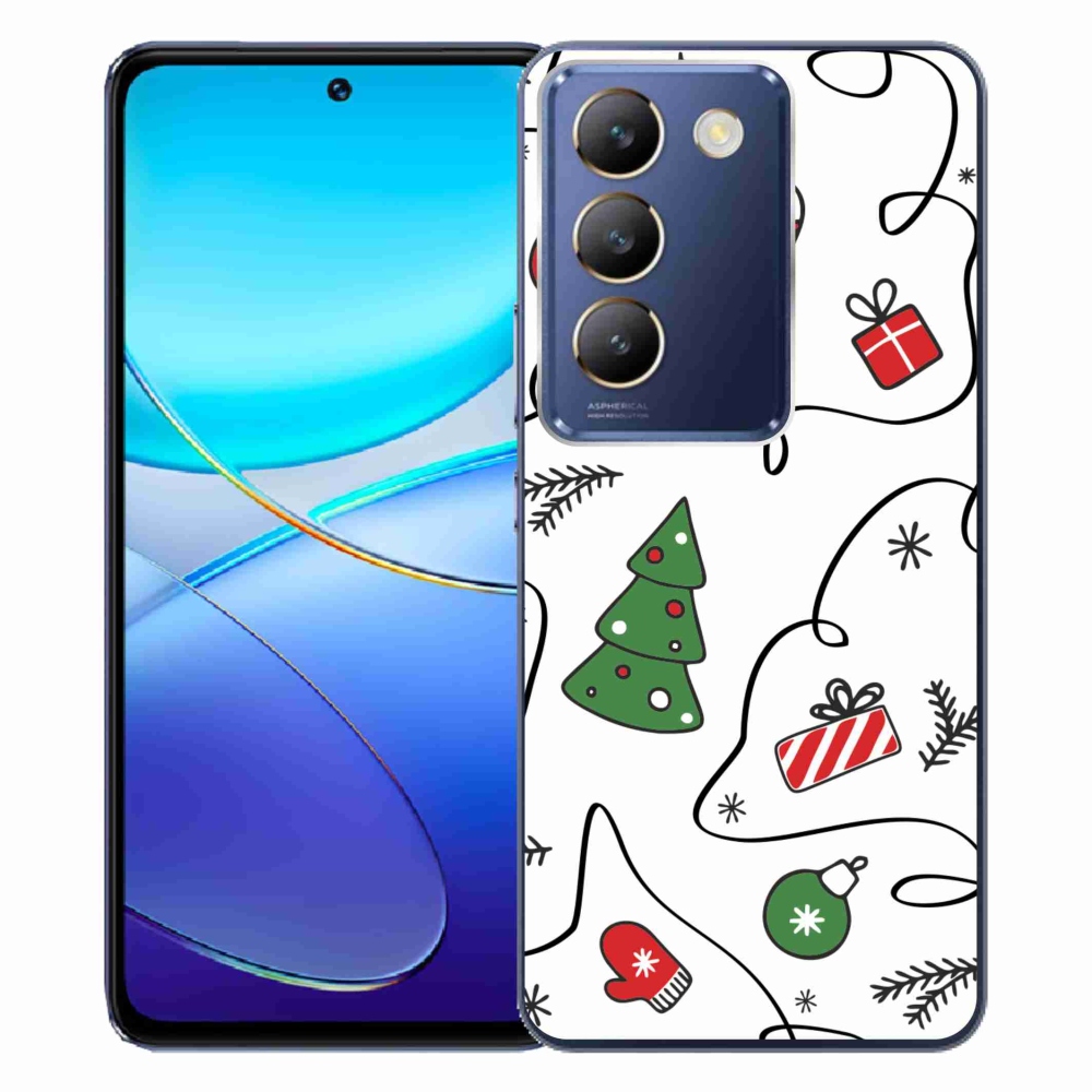 Gelový kryt mmCase na Vivo V40 SE 4G/5G - vánoční motivy