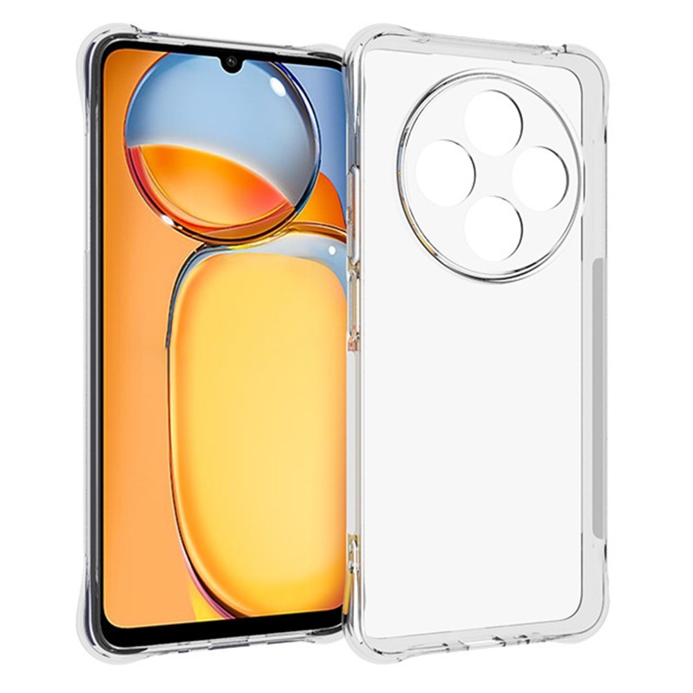 Průhledný gelový obal na Xiaomi Redmi 14C/Poco C75 - průhledný