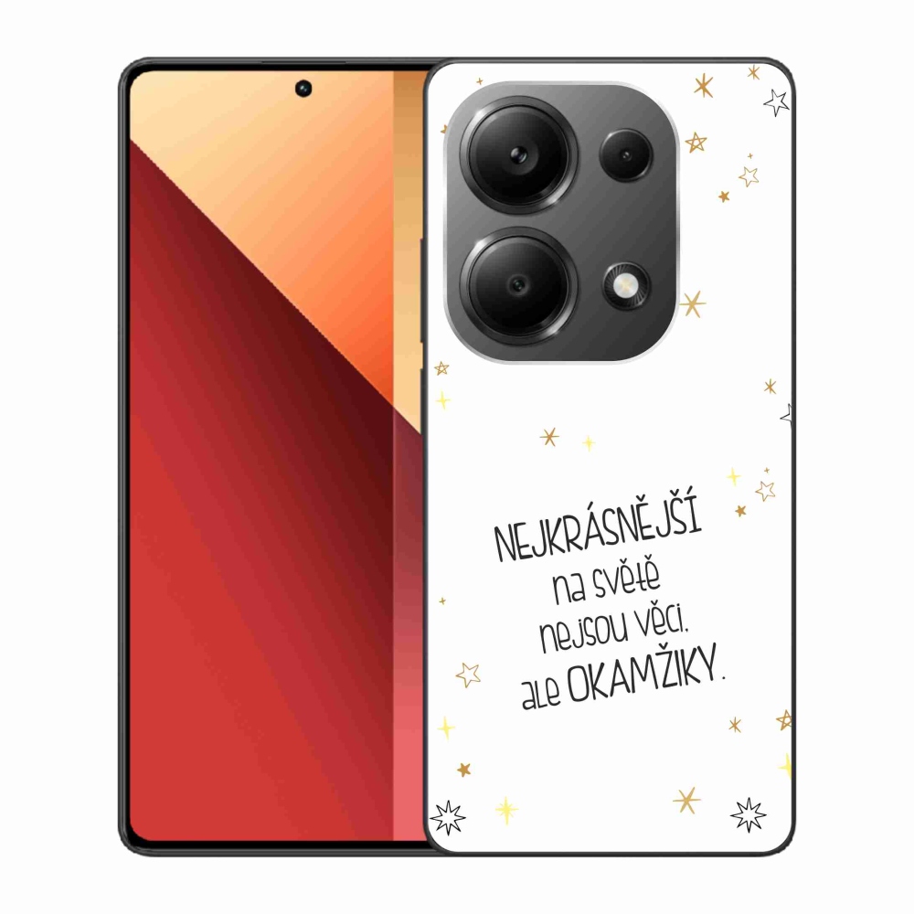 Gelový kryt mmCase na Xiaomi Redmi Note 13 Pro 4G/Poco M6 Pro  - citát 4 bílé pozadí