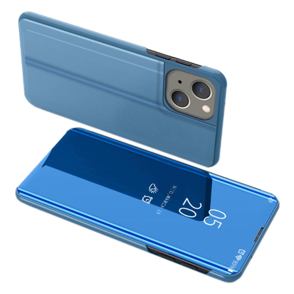 Surface zavírací kryt s matným předkem na iPhone 15 - modrý