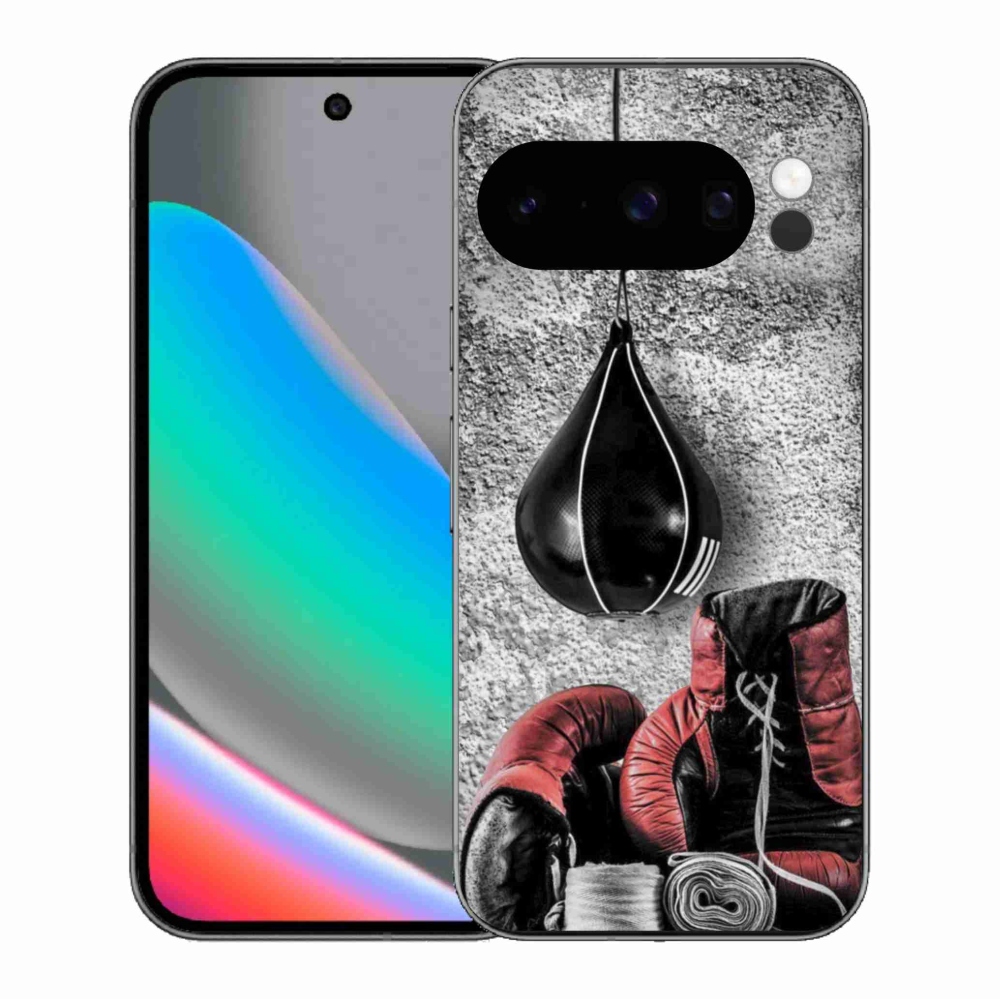 Gelový kryt mmCase na Google Pixel 10 Pro - boxovací pytel a rukavice