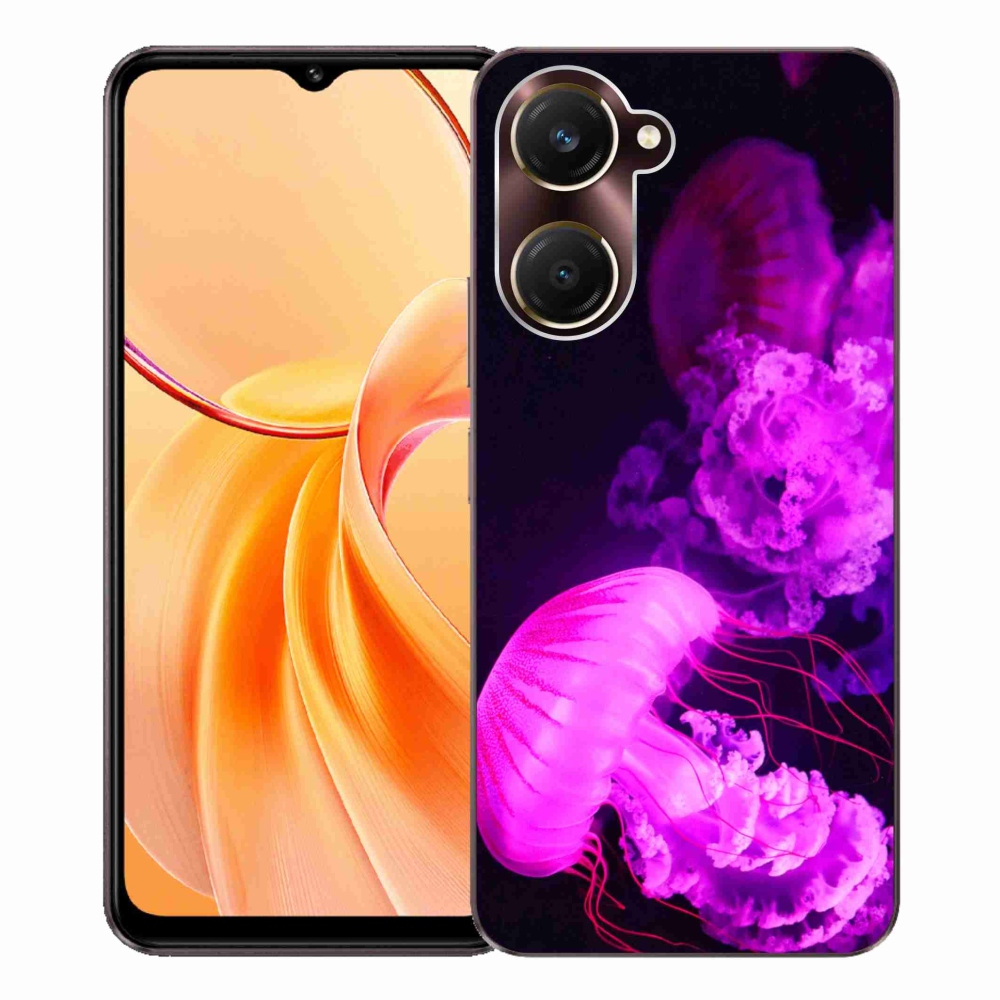 Gelový kryt mmCase na Vivo Y28s 5G - medúza 1