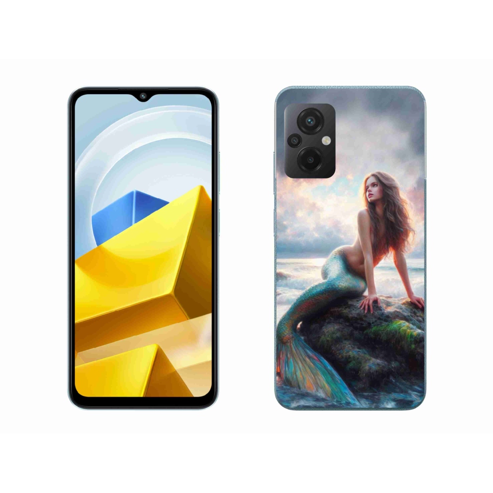 Gelový kryt mmCase na Xiaomi Poco M5 4G - mořská panna