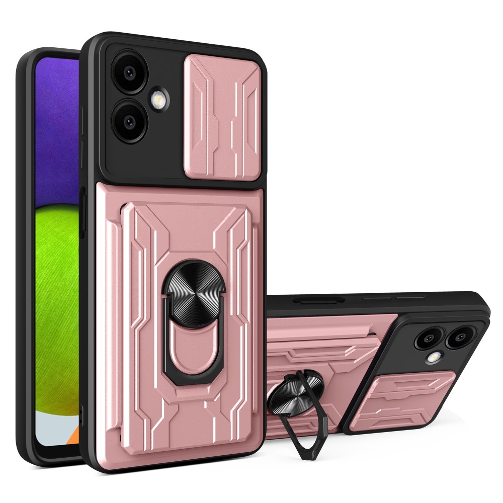 Slider odolný kryt na Samsung Galaxy A06 4G - růžovozlatý