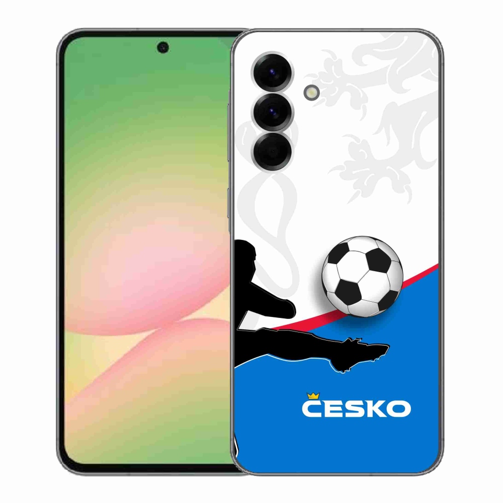 Gelový kryt mmCase na Samsung Galaxy A56 5G - fotbal Česko 3
